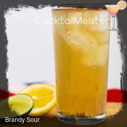 Brandy Sour cocktail